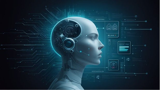 AI assistant illustration